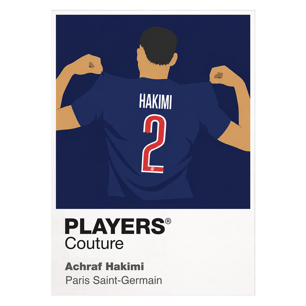 Achraf Hakimi PSG Icon Frame — White