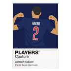 Achraf Hakimi PSG Icon Frame — White