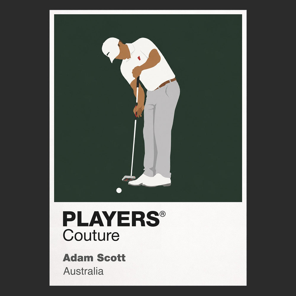 Adam Scott Golf Icon Frame Men's Polo Shirt