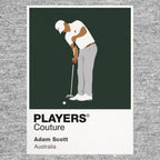 Adam Scott Golf Icon Frame Men's Polo Shirt