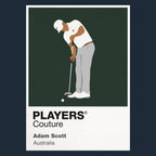 Adam Scott Golf Icon Frame Men's Hoodie