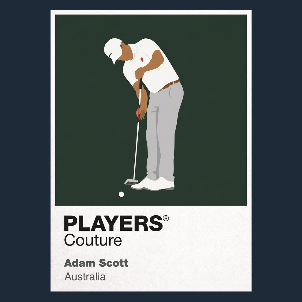 Adam Scott Golf Icon Frame Men's Polo Shirt
