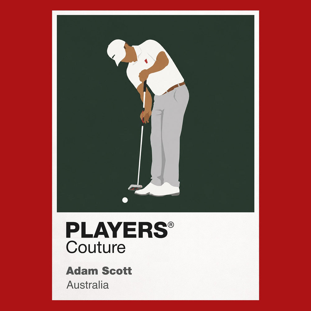 Adam Scott Golf Icon Frame Men's Polo Shirt