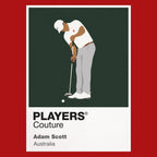 Adam Scott Golf Icon Frame Men's Polo Shirt