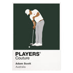 Adam Scott Golf Icon Frame Men's Polo Shirt