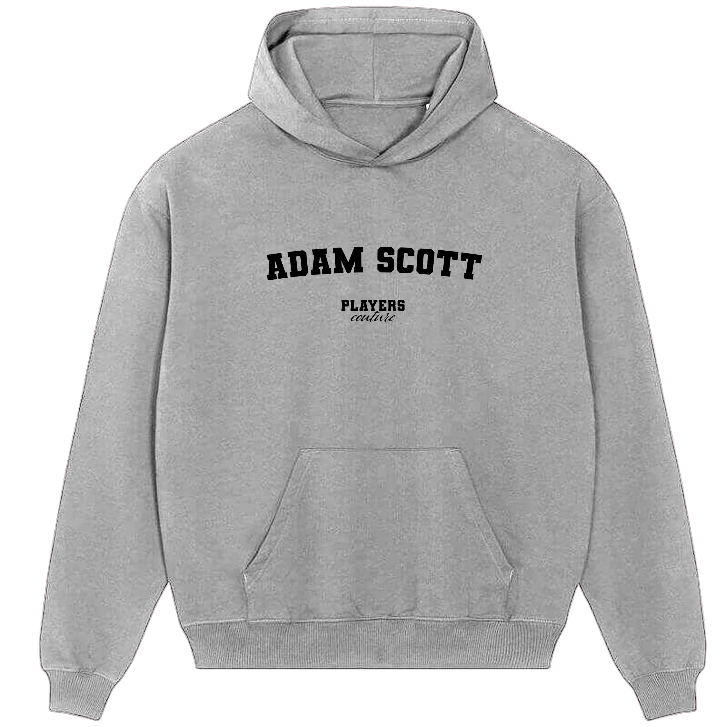 Adam Scott Players Couture Men's Casual Hoodie Gray