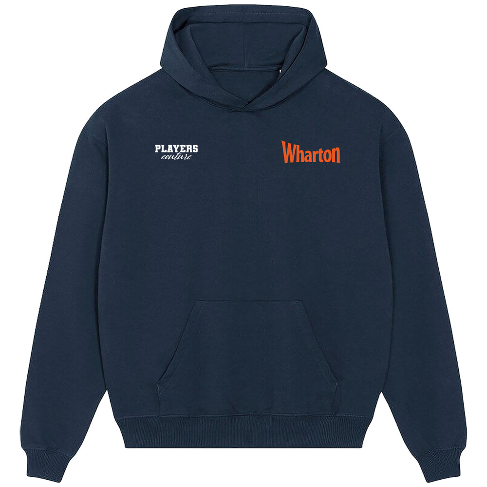 Adam Wharton Logo Players Couture Men's Casual Hoodie Navy