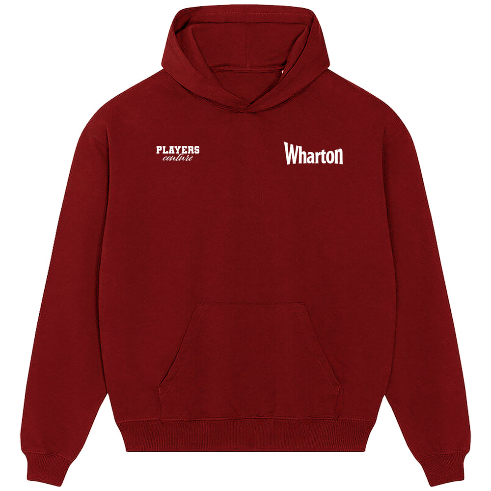 Adam Wharton Logo Players Couture Men's Casual Hoodie Red