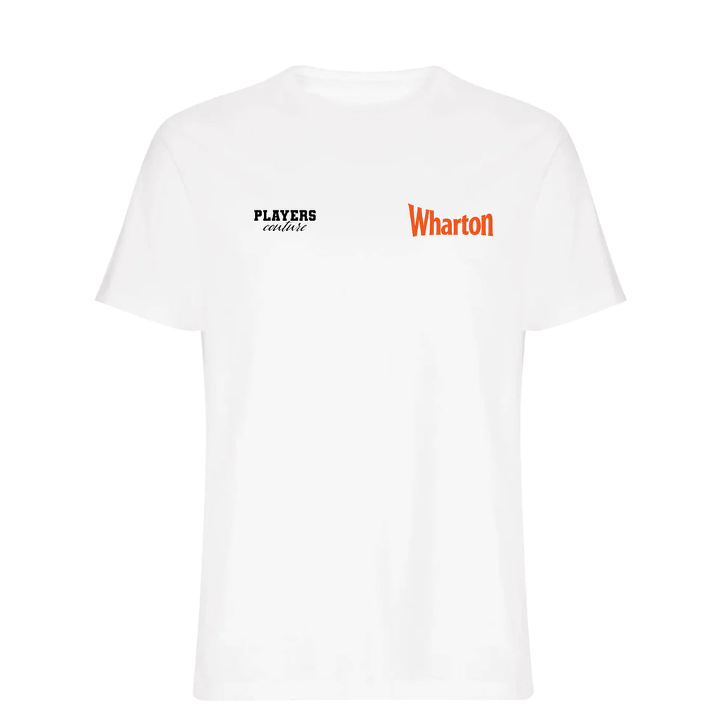 Adam Wharton Logo Players Couture Mens T-Shirt White