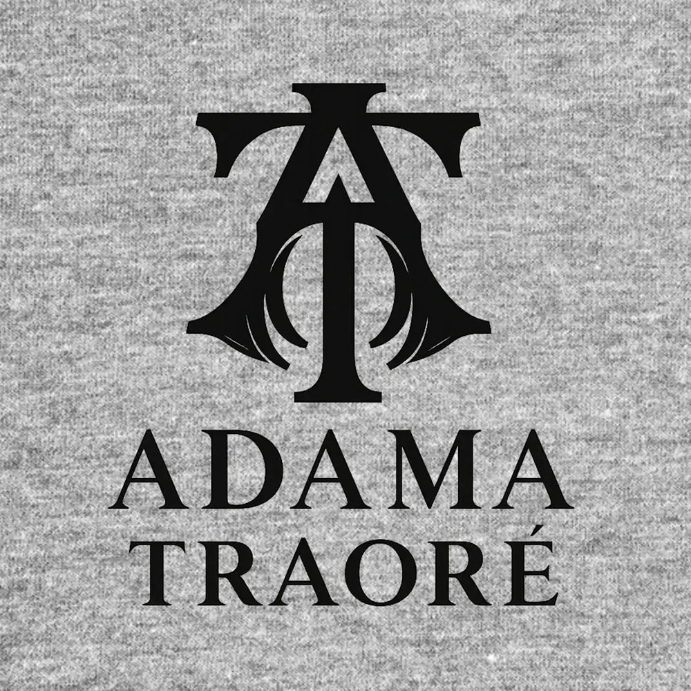 Adama Traore Logo Players Couture Men's Casual Hoodie - Navy / S | Barcelona, Fashion Collection, Football, Fulham, Hoodies, Men's, MIddlesbrough, Spain, Volume 1, West Ham United, Wolves