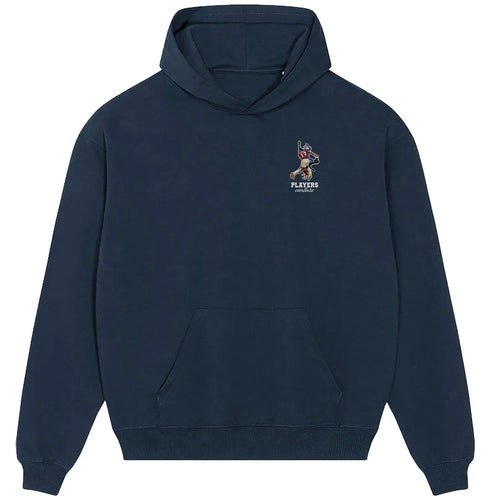 Adama Traore hoodie – navy men's hoodie featuring the Adama Traore Players Couture logo