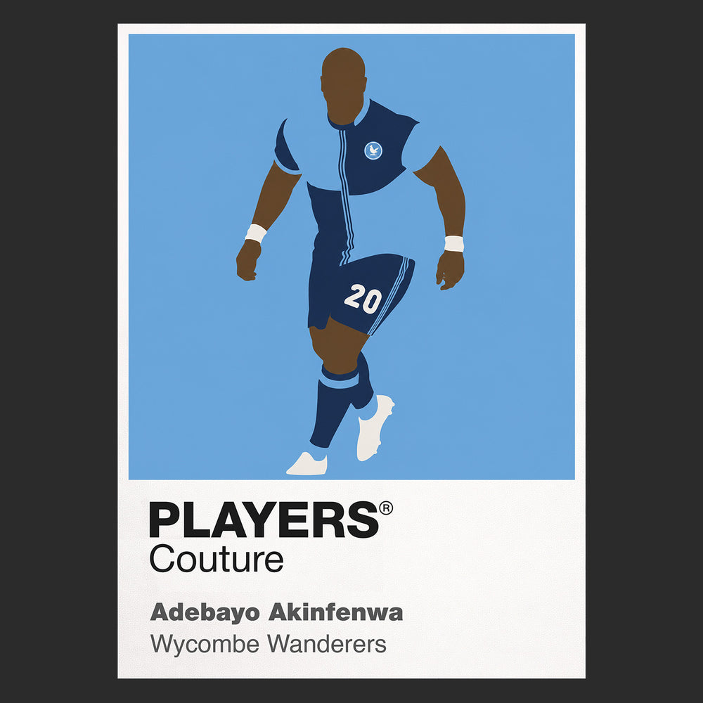 Adebayo Akinfenwa Wycombe Wanderers Icon Frame — Black