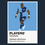 Adebayo Akinfenwa Wycombe Wanderers Icon Frame — Navy