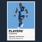 Adebayo Akinfenwa Wycombe Wanderers Icon Frame — Navy