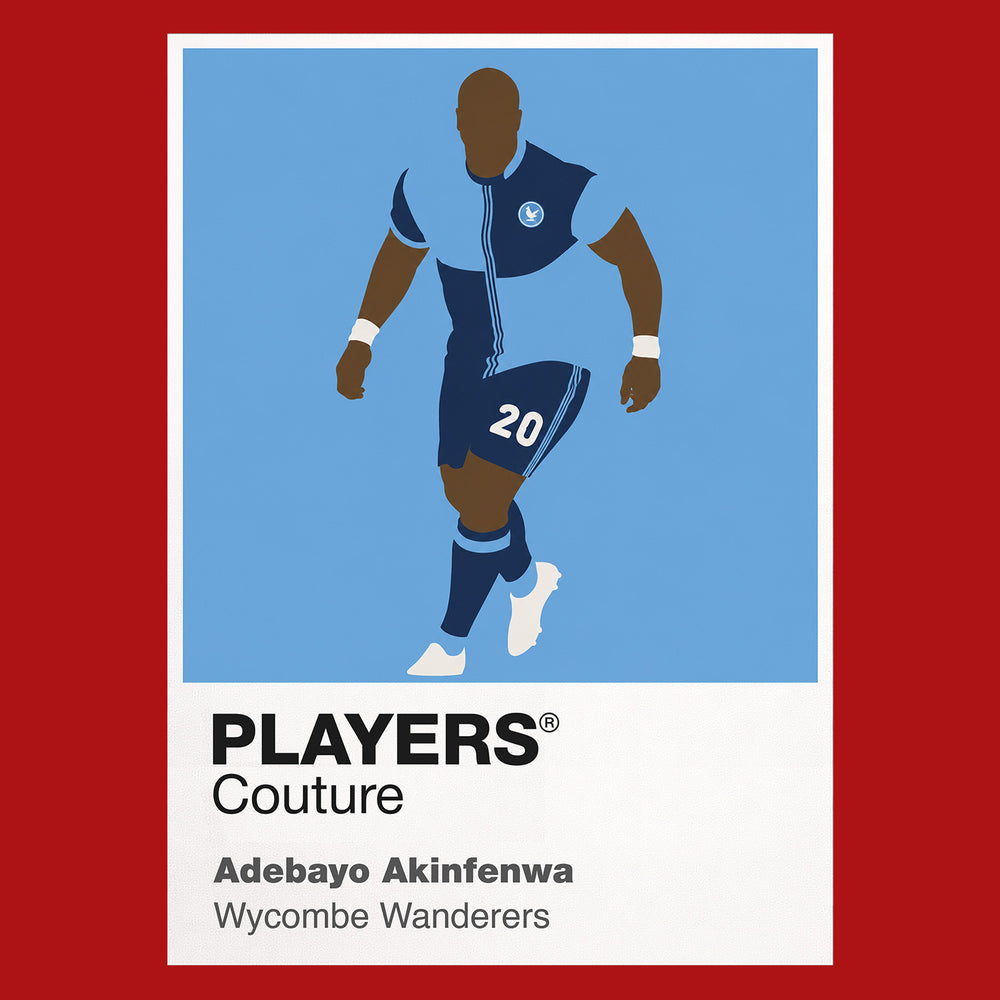 Adebayo Akinfenwa Wycombe Wanderers Icon Frame — Red