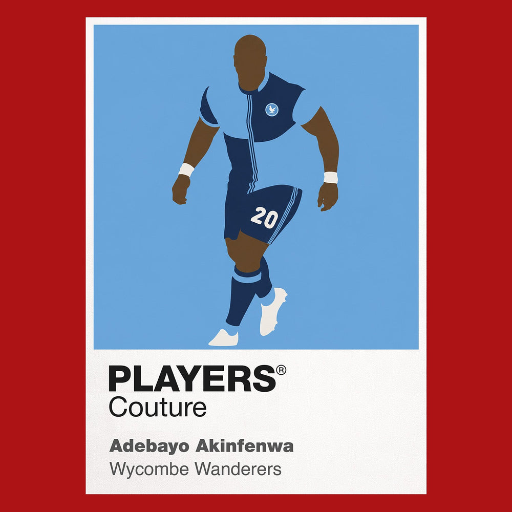 Adebayo Akinfenwa Wycombe Wanderers Icon Frame — Red