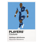 Adebayo Akinfenwa Wycombe Wanderers Icon Frame — White