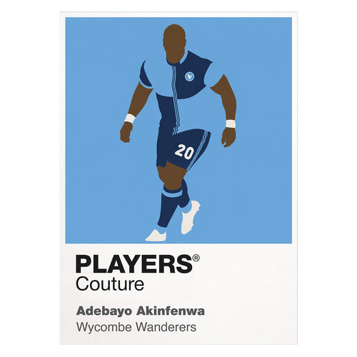 Adebayo Akinfenwa Wycombe Wanderers Icon Frame — White