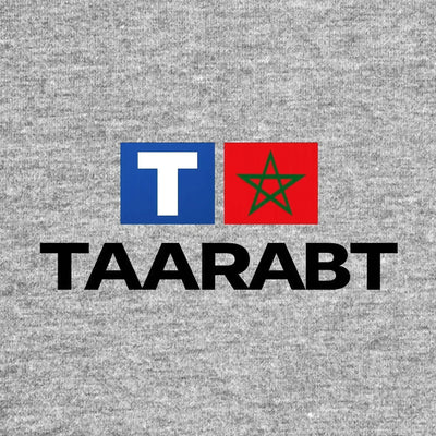 Adel Taarabt Logo Men's T-Shirt – grey close-up detail shot of the Adel Taarabt Players Couture logo design