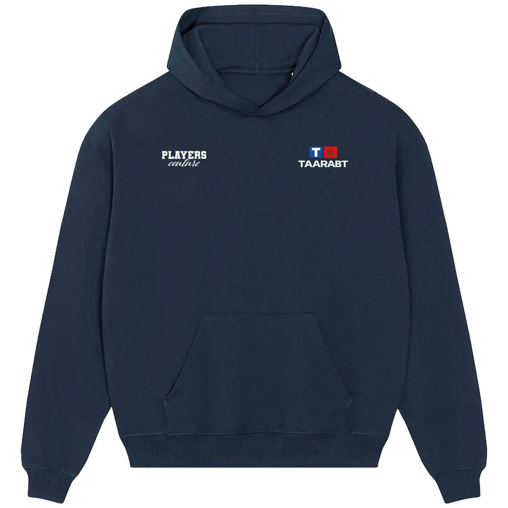 Adel Taarabt Logo Players Couture Men's Casual Hoodie - Navy / S | AC Milan, Benfica, Fashion Collection, Football, Fulham, Genoa, Hoodies, Lens, Men's, Morocco, QPR, Tottenham Hotspur, Volume 1