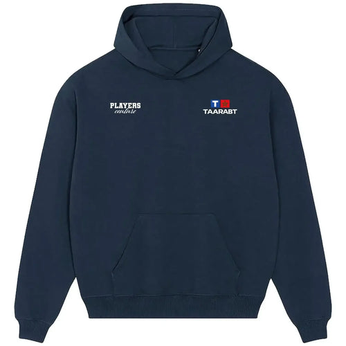 Adel Taarabt hoodie – navy men's hoodie featuring the Adel Taarabt Players Couture logo