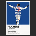 Adel Taarabt QPR Icon Frame artwork in black
