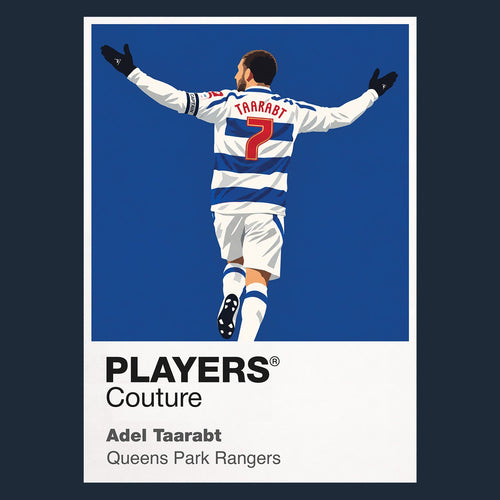 Adel Taarabt QPR Icon Frame artwork in navy
