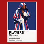 Adonis Creed Adonis Creed in the ring, building a boxing identity beyond his father's name Icon Frame artwork in red