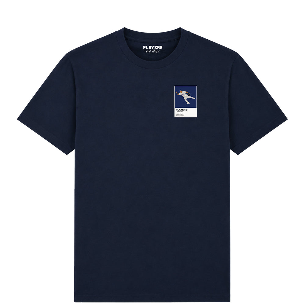 Adrian Beltre Rangers Baseball Icon Frame Men's T-Shirt - Navy