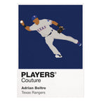 Adrian Beltre Rangers Baseball Icon Frame - Icon Design