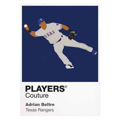 Adrian Beltre Rangers Baseball Icon Frame - Icon Design