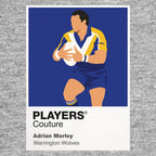 Adrian Morley Warrington Wolves rugby league T-shirt grey
