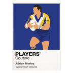 Adrian Morley Warrington Wolves rugby league hoodie white