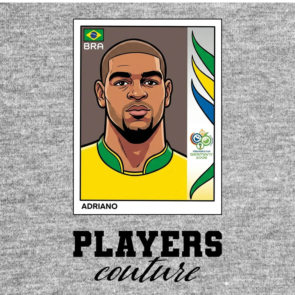 Adriano World Cup Sticker Men's Hoodie – adriano grey Players Couture design