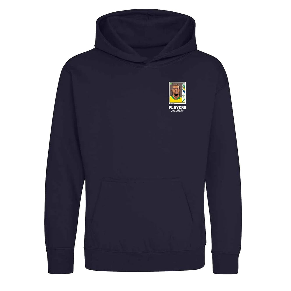 Adriano World Cup Sticker Kids Hoodie – adriano sticker kids navy hoodie Players Couture design