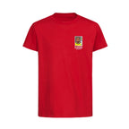 Adriano World Cup Sticker Kids T-Shirt – adriano sticker kids red tshirt Players Couture design