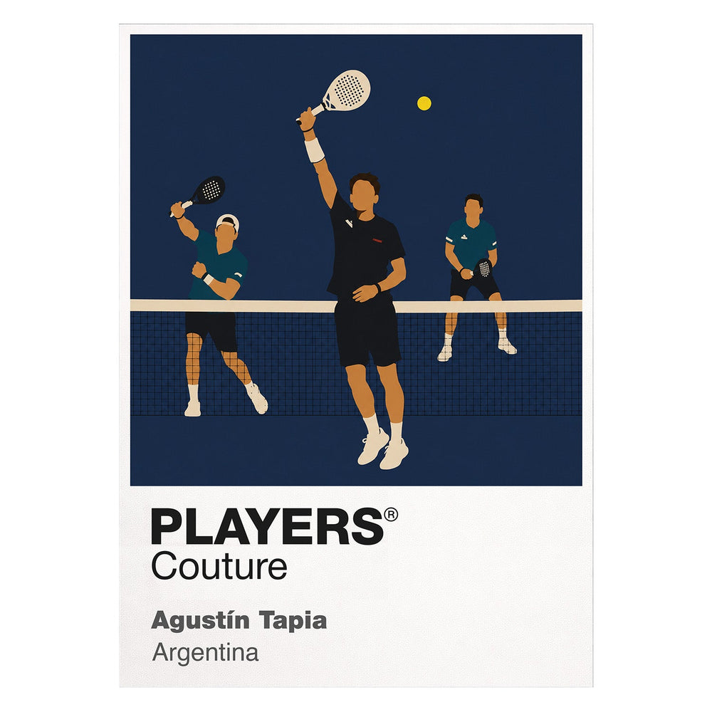 Agustín Tapia 2 Padel Icon Frame Men's T-Shirt – image 1