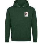 Aidan O’Brien horse racing hoodie – mens forest green hoodie view