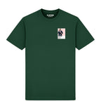 Aidan O’Brien horse racing T-shirt – mens forest green tshirt view