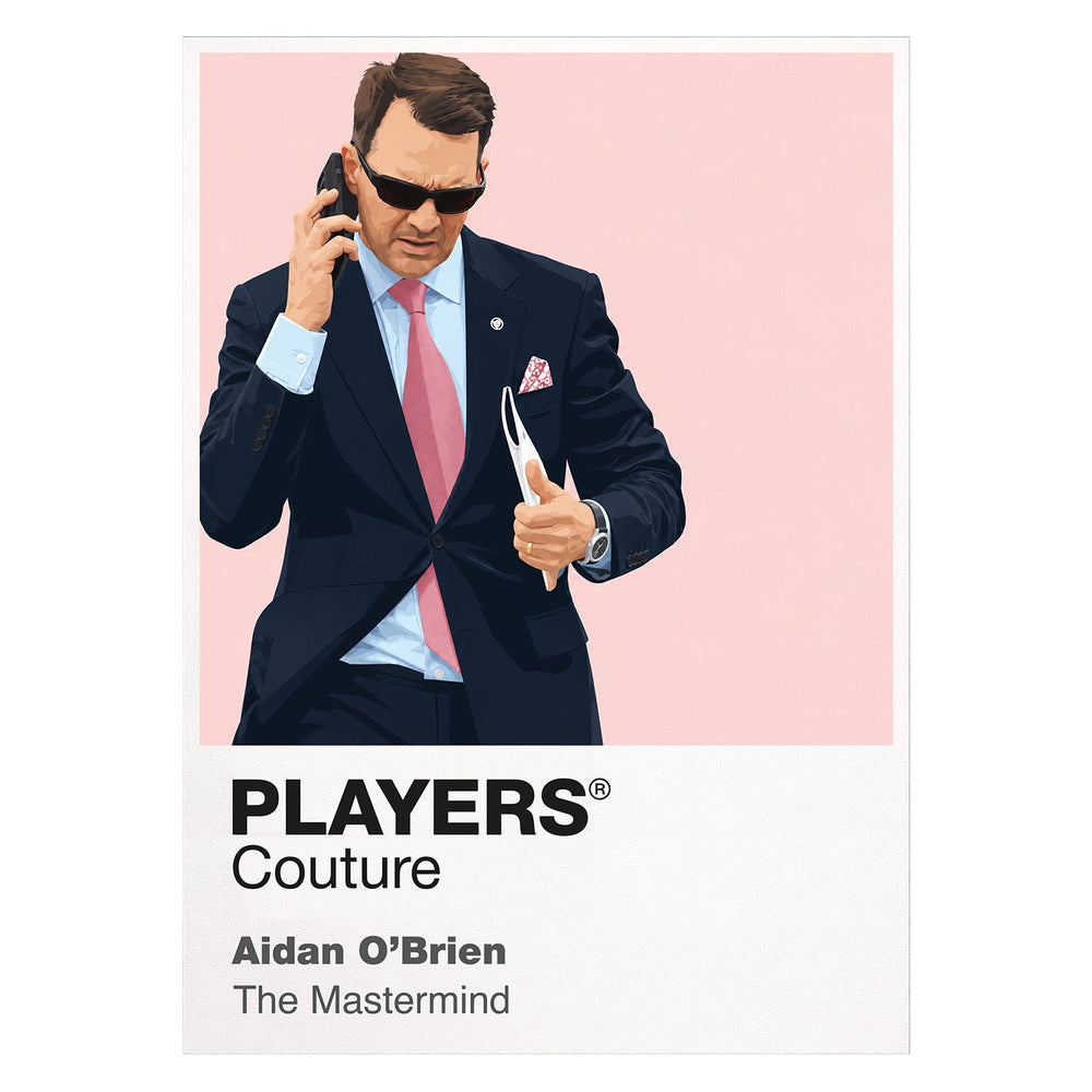 Aidan O’Brien horse racing T-shirt – white view