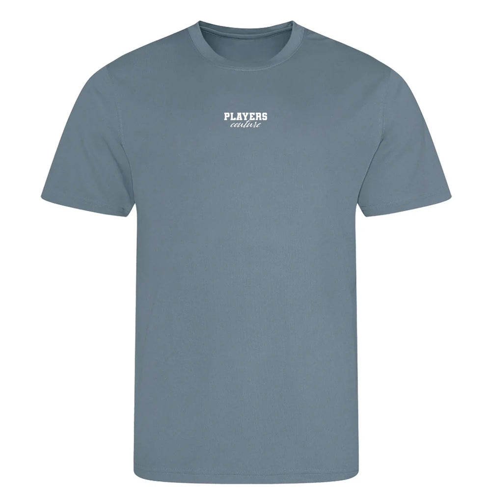 Essentials Collection Players Couture Men's Airforce Blue Cool Sports T-Shirt