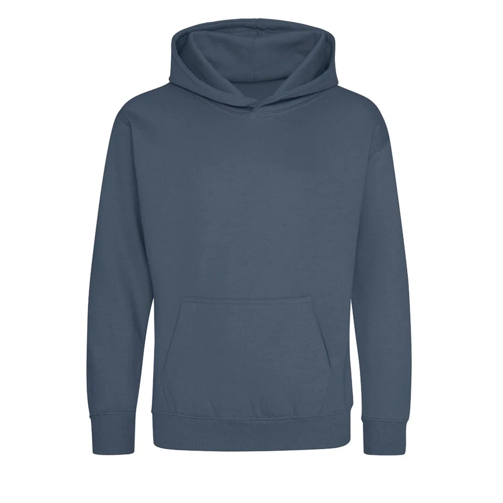 Custom Upload Your Own hoodie – blue kids' hoodie featuring the Custom Upload Your Own Players Couture logo