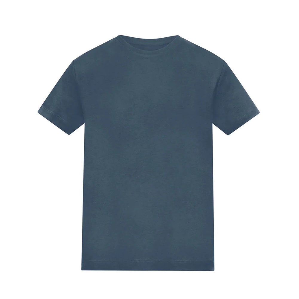Custom Upload Your t-shirt – blue kids' t-shirt featuring the Custom Upload Your Players Couture logo