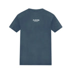 Essentials Collection t-shirt – blue kids' t-shirt with white Essentials Collection letters and Players Couture logo on the