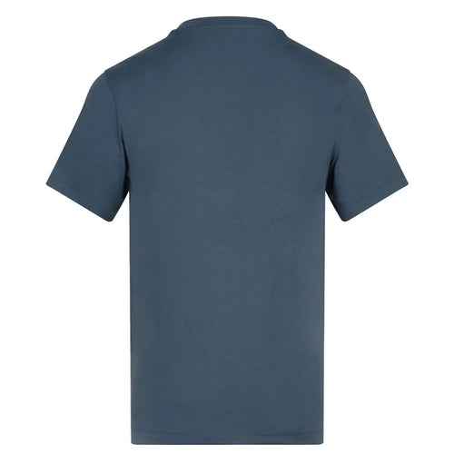 Essentials Collection t-shirt – blue men's t-shirt with white Essentials Collection letters and Players Couture logo on the