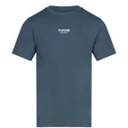 Essentials Collection t-shirt – blue men's t-shirt with white Essentials Collection letters and Players Couture logo on the