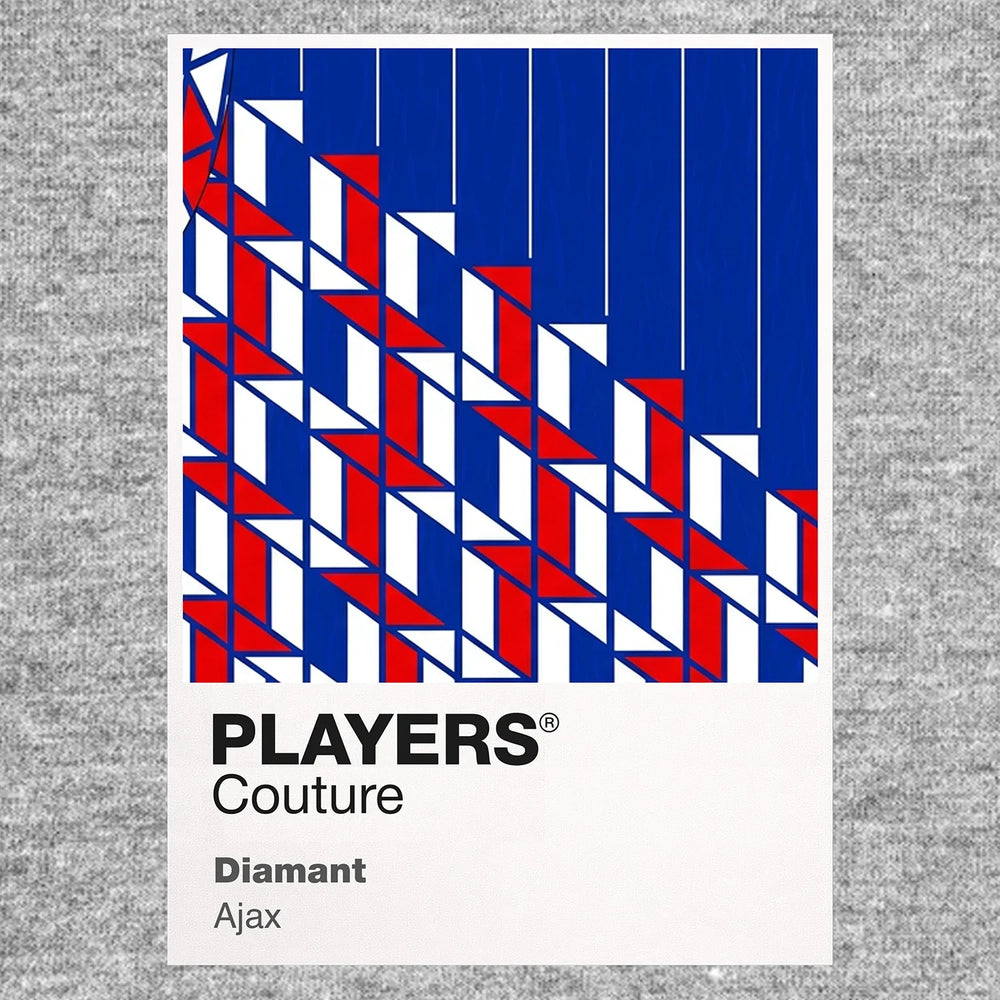 Ajax Diamant Classic Football Shirt Colours Frame Men's Hoodie