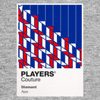 Ajax Diamant Classic Football Shirt Colours Frame Men's T-Shirt