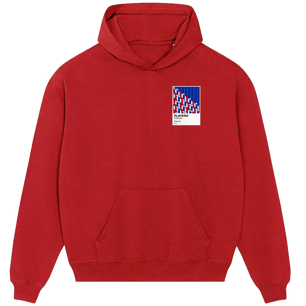Ajax Diamant Classic Football Shirt Colours Frame Men's Hoodie