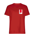 Ajax t-shirt – red men's t-shirt featuring the Ajax Players Couture logo